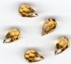 5 10x6mm Preciosa Light Colorado Topaz Tear Drops